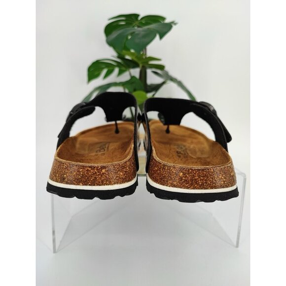 Betula By Birkenstock Women's Black Strap Thong Sandals Size 9 US - Picture 3 of 8